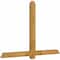 Ekena Millwork Eugene Rough Sawn Timber Gable Bracket, Western Red Cedar, 72"W x 48"H x 4"D x 4"F, 16/12 Pitch GBW072X48X0404EUG00RWR - alternate 4
